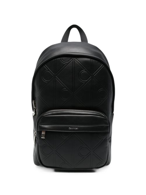 Zaino uomo Calvin Klein nero martellato con porta PC Calvin Klein | LV04D3398GUB1